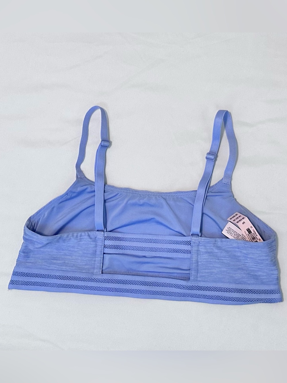 Victoria’s Secret Lavender Heather Wireless Sports Bra Mesh Detail Size Small